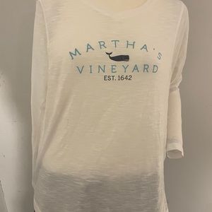 Really comfortable Martha Stewart vineyard White light long sleeve shirt.